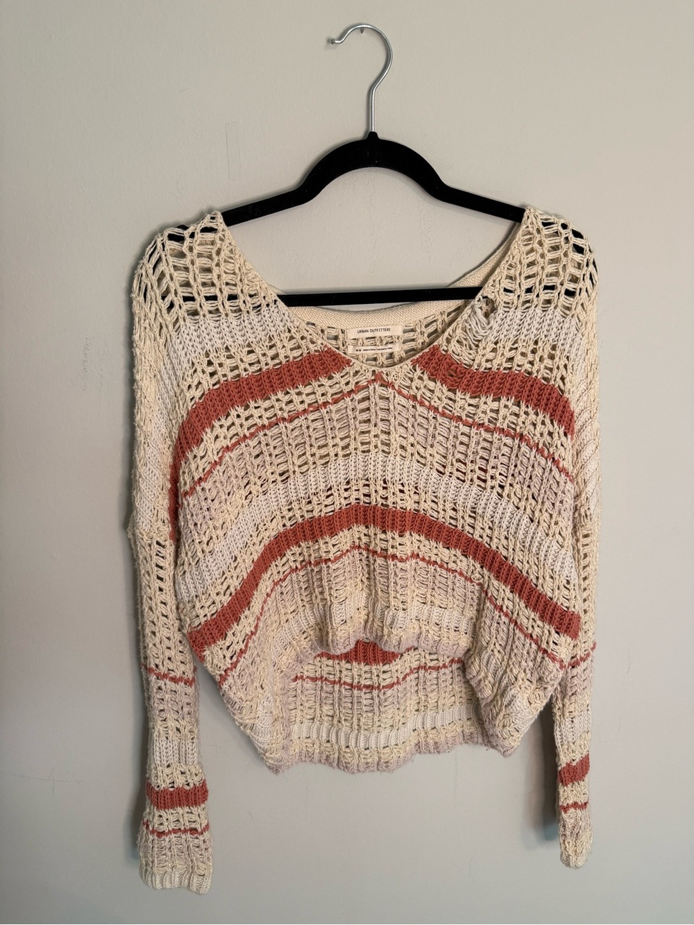 Fisherman Boho Sweater Loose Knit Coastal Cowgirl Coquette